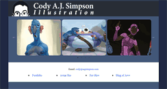 Desktop Screenshot of cajsimpson.com